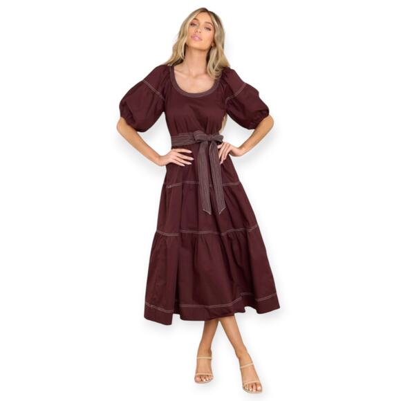 Sofie the Label Dresses & Skirts - Sofie the Label Foxy Lady Dress Women Brown Large NWT